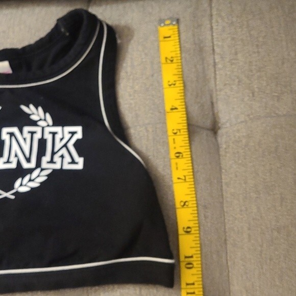 Pink Victoria's Secret sports bra multi-color cotton mix S - Picture 7 of 7